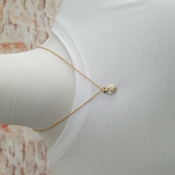 New kate spade Star Bright Owl Necklace - Picture 2 of 8